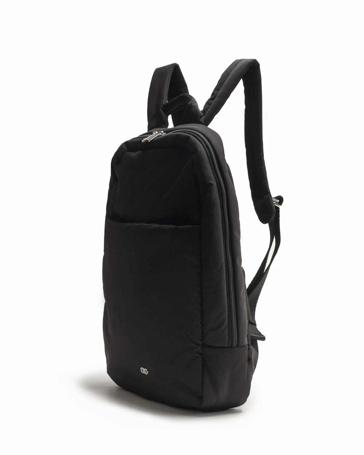 COSY LUXE COMMUTER BACKPACK IN JET BLACK The Sophia Label