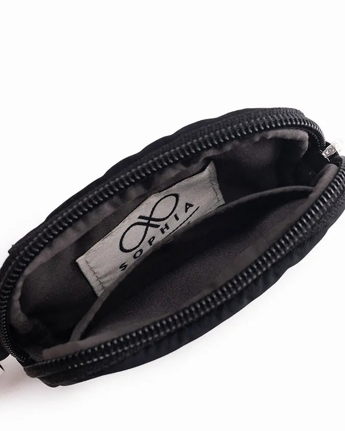 CARDHOLDER LANYARD IN JET BLACK TSL Singapore