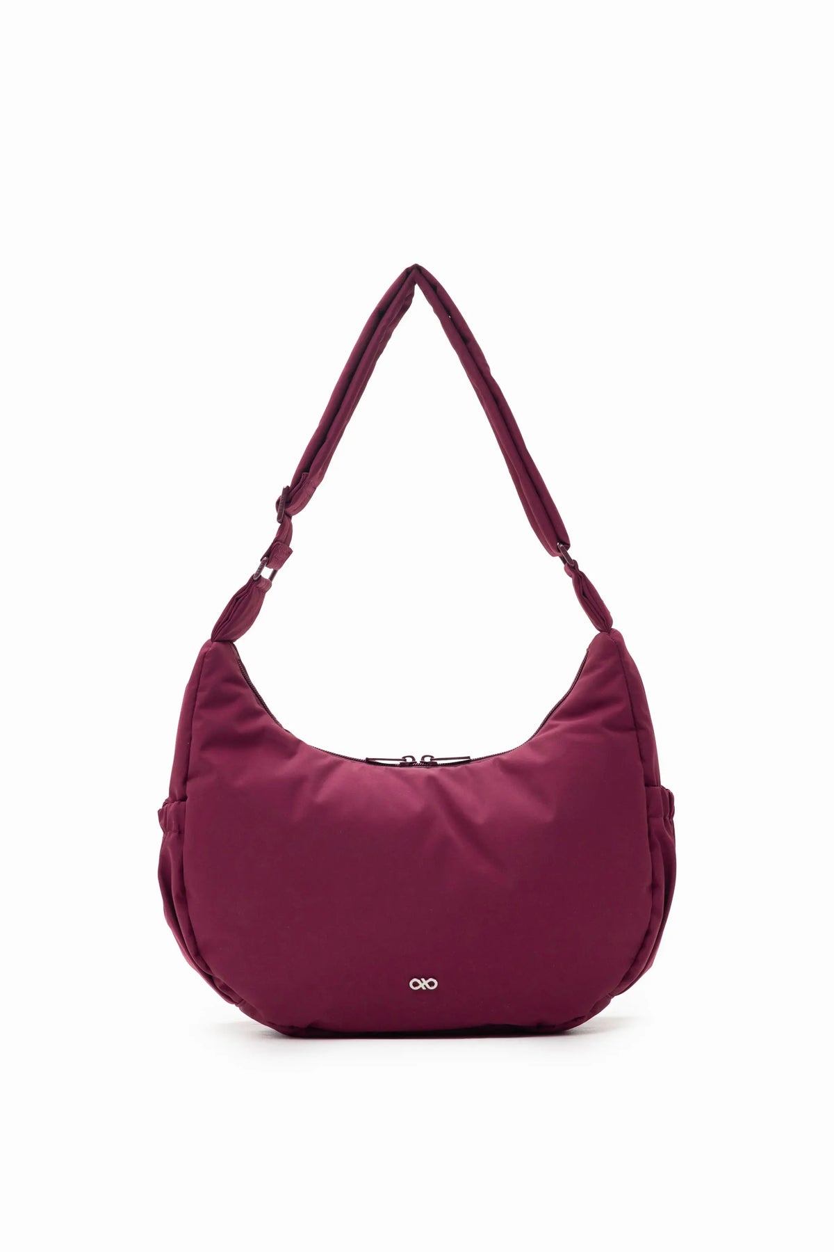 COSY LUXE L CRESCENT BAG 2.0 IN WINE 