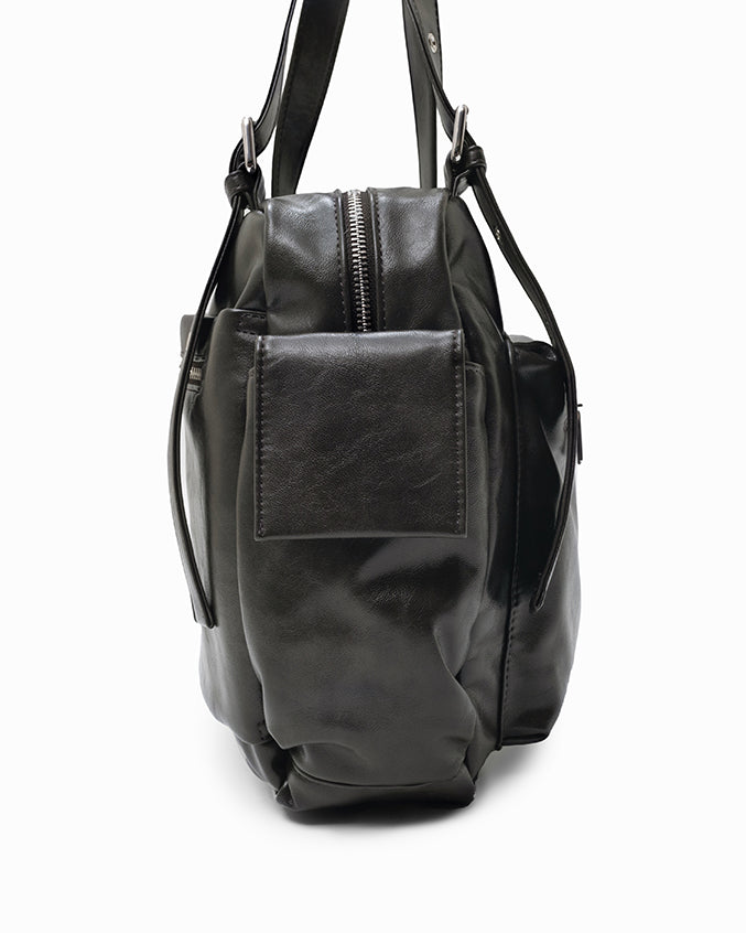 EVERYDAY CITY TOTE BAG IN OBSIDIAN GREY