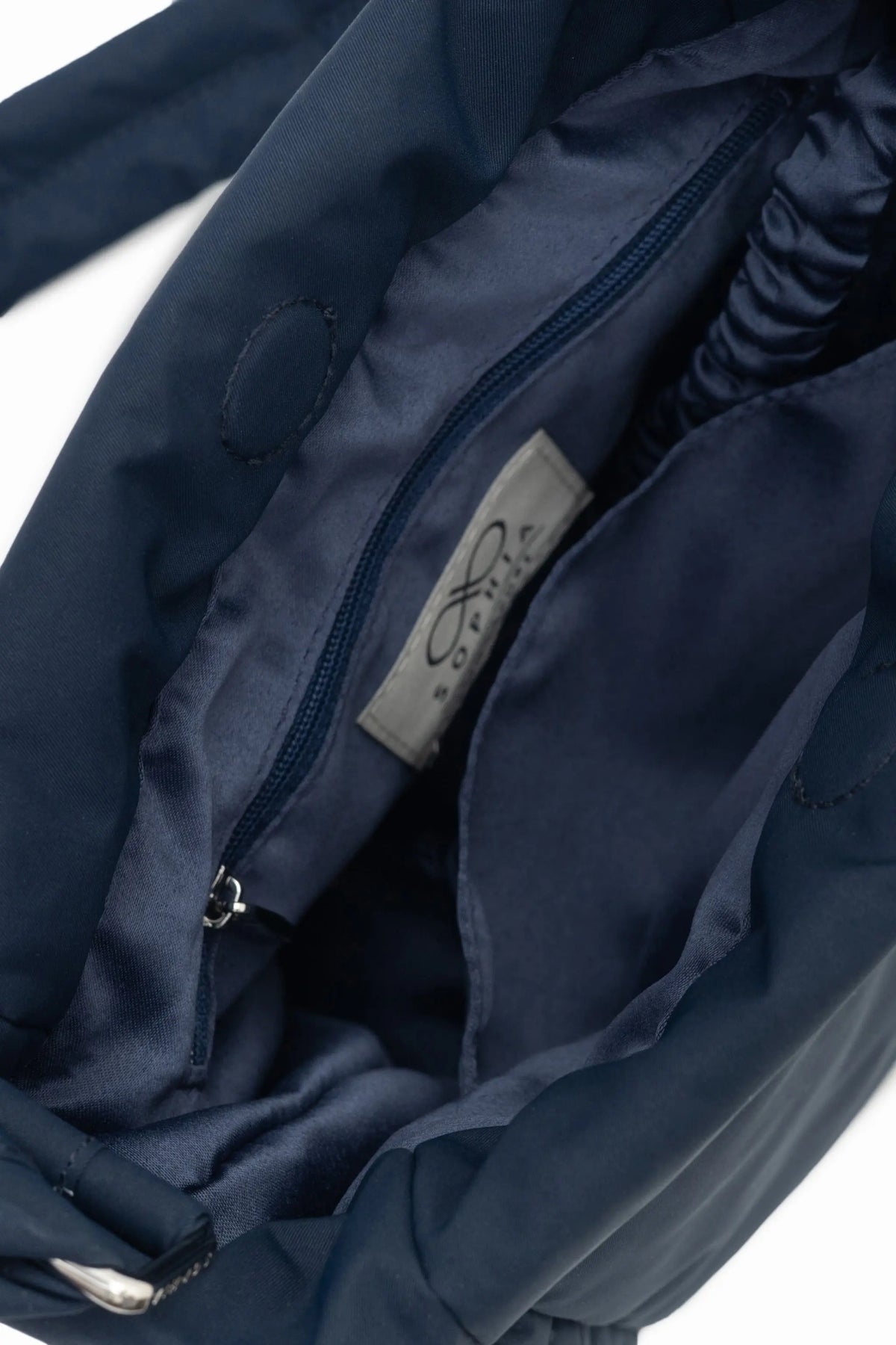 MINI COSY LUXE BUCKET BAG IN OXFORD BLUE 