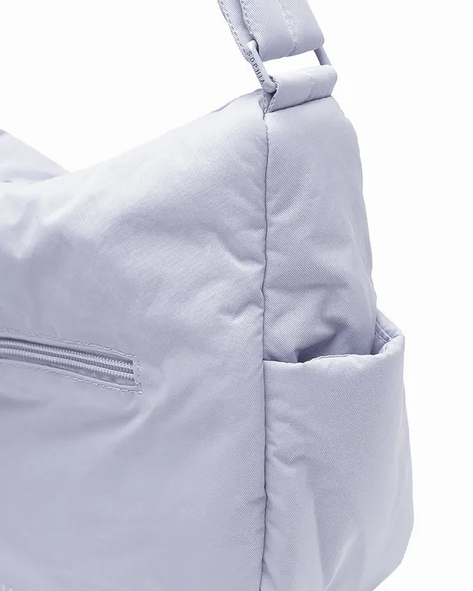 SIGNATURE POCKET CROSSBODY BAG IN COSY LUXE LILAC 