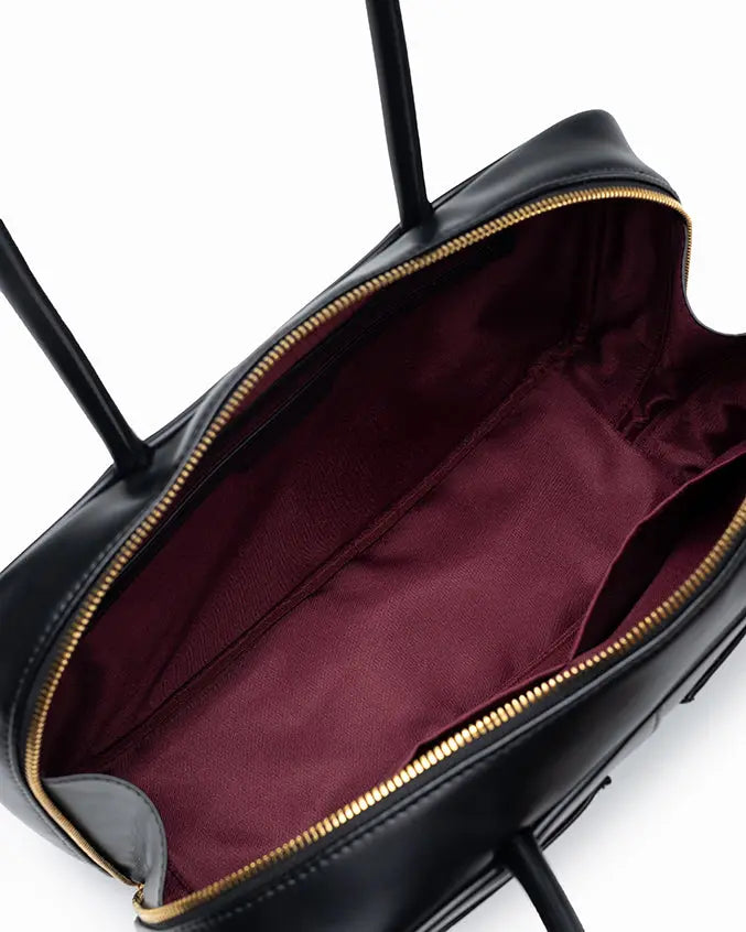 SIGNATURE POCKET M REI TOTE BAG IN BLACK TSL Singapore