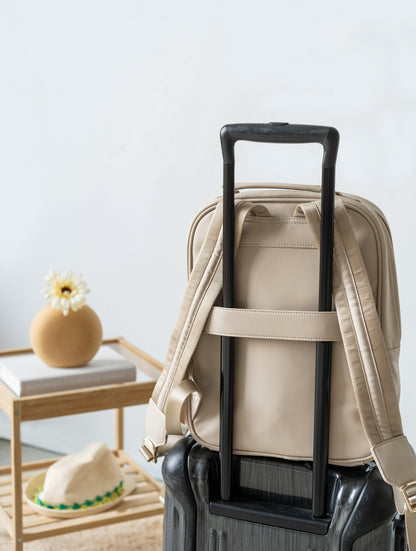 RHEA MAGIC LAPTOP BACKPACK IN CAMEL