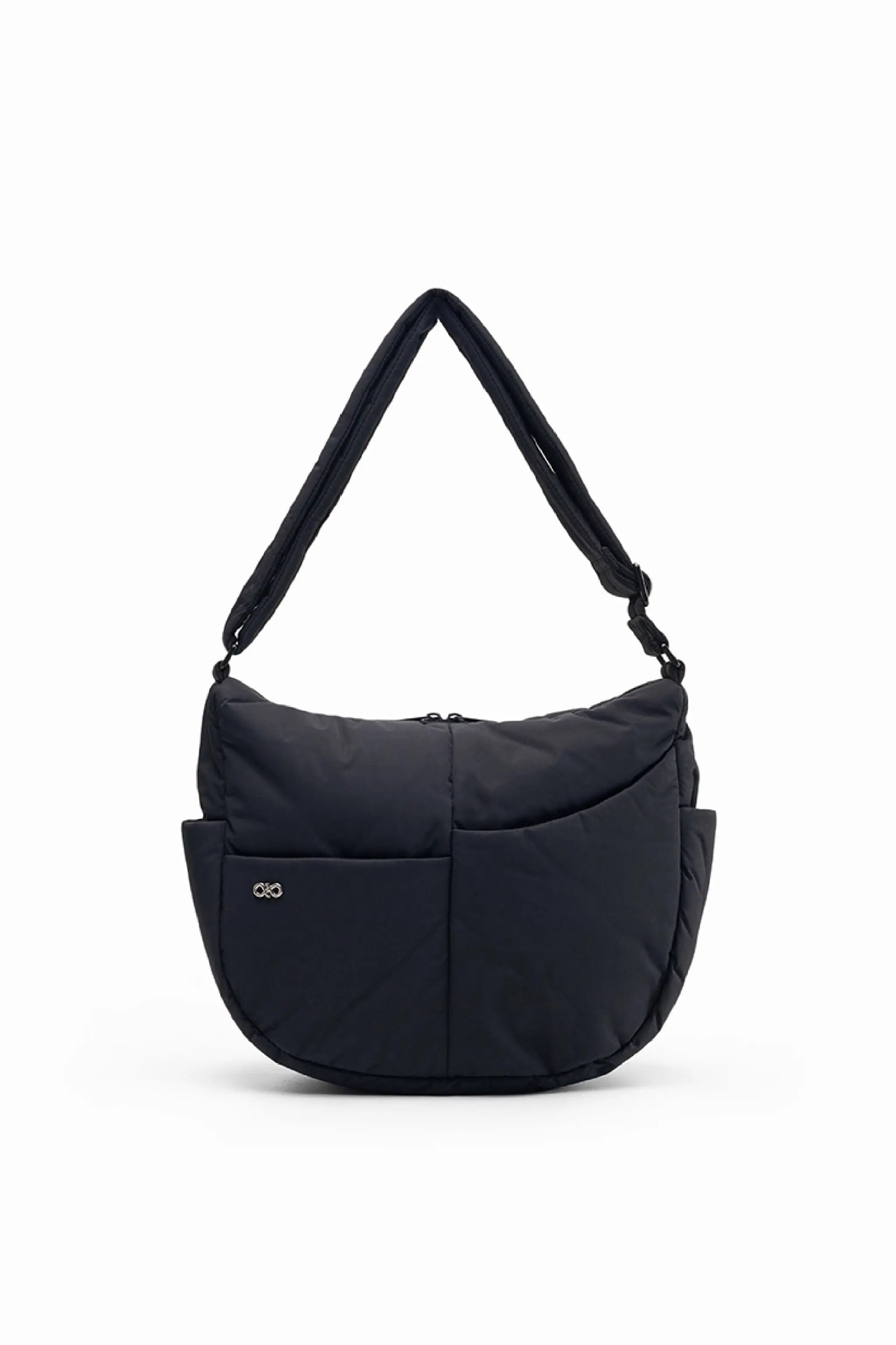 SIGNATURE POCKET CROSSBODY BAG IN POSH JET BLACK 