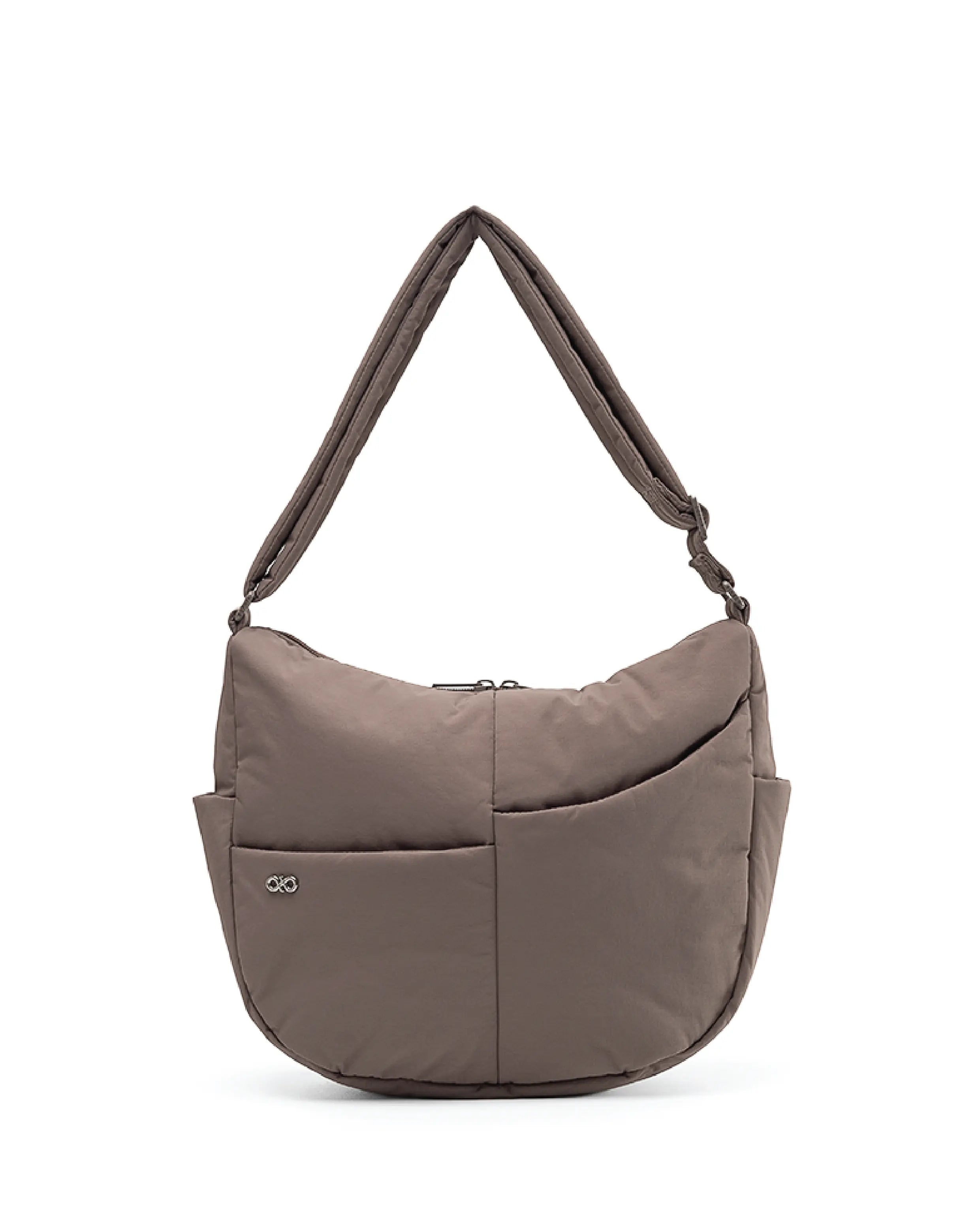 SIGNATURE POCKET CROSSBODY BAG IN POSH TAUPE TSL Singapore