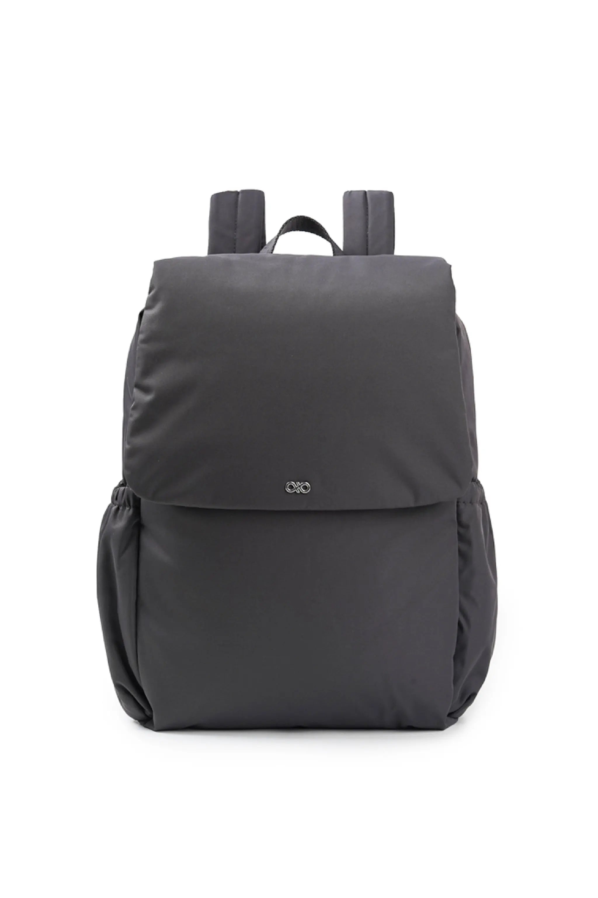 COSY LUXE UTILITY BACKPACK IN CHARCOAL 